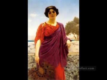 ランデブー 1903年 新古典主義の女性 ジョン・ウィリアム・ゴッドワード Oil Paintings